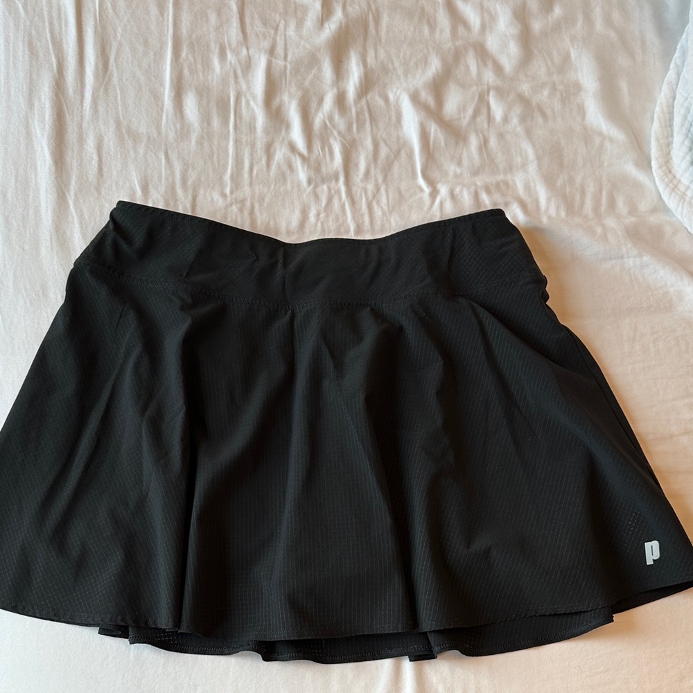 Prince Black Mini Skirt with built in shorts